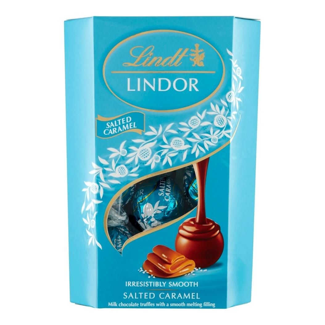 DEZ.LINDOR SLANY KARAMEL 200G/8KS