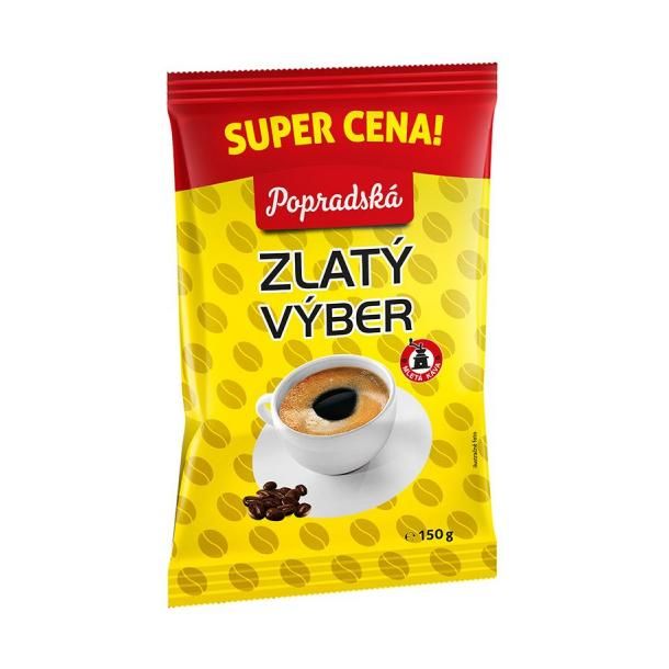 KAVA MLETA ZLATY VYBER POPRAD 150G/30KS