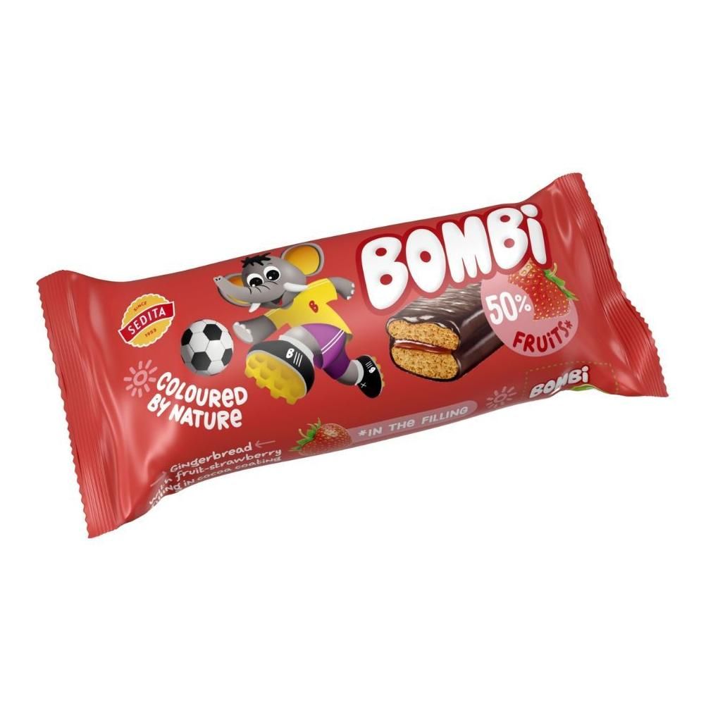 PERNIK BOMBI JAHODA 50G/18KS