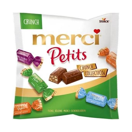 CUKRIKY MERCI PETITS CRUNCH 125G/12KS