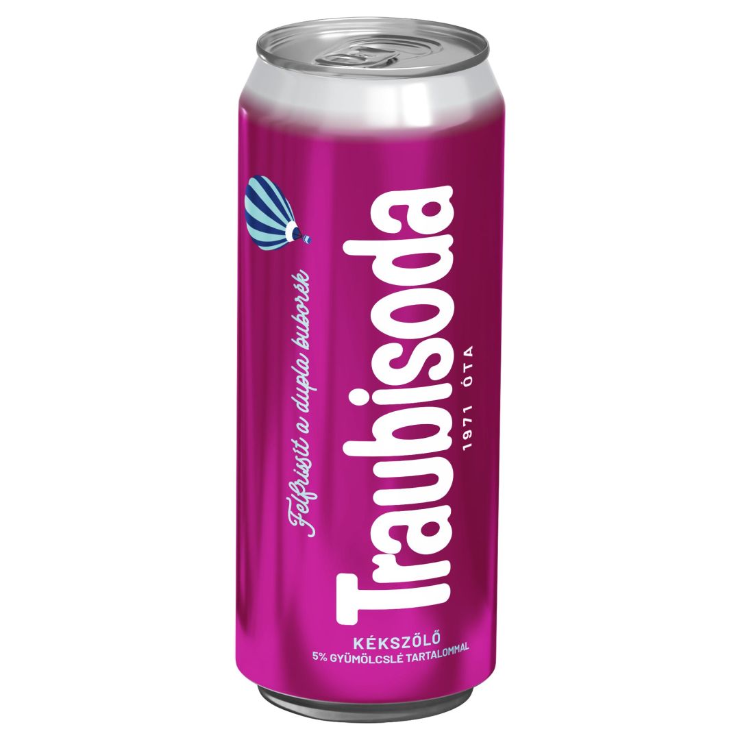 TRAUBISODA CERVENE HROZNO Z 330ML/24KS