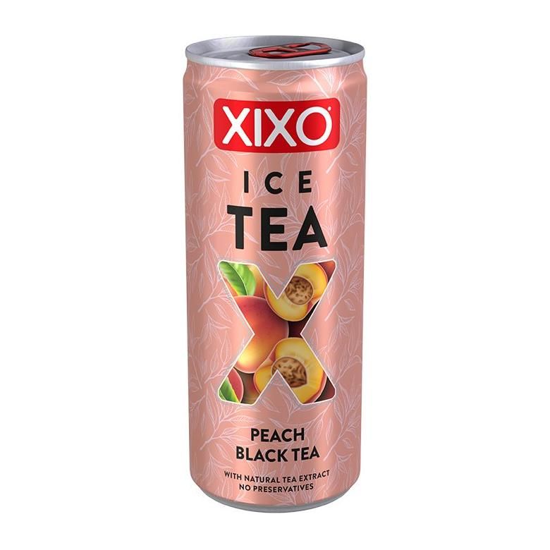 NAPOJ XIXO BLACK TEA PEACH Z 250ML/24KS