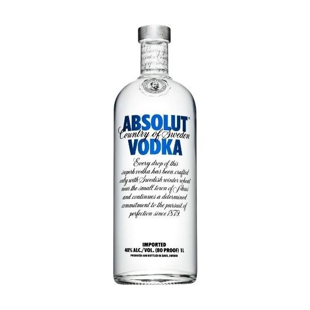 VODKA ABSOLUT 40% 1L/12KS