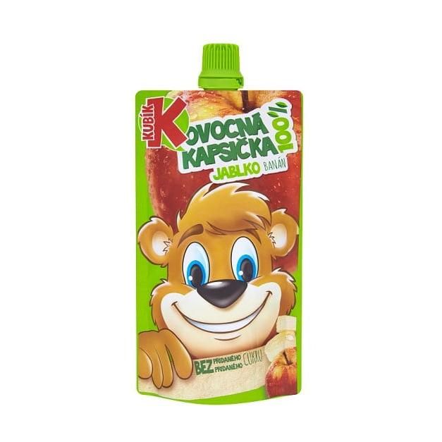 KUBIK 100% JABLKO-BANAN 100G/12KS