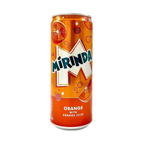 MIRINDA ORANGE PLECH Z 0.33L/24KS