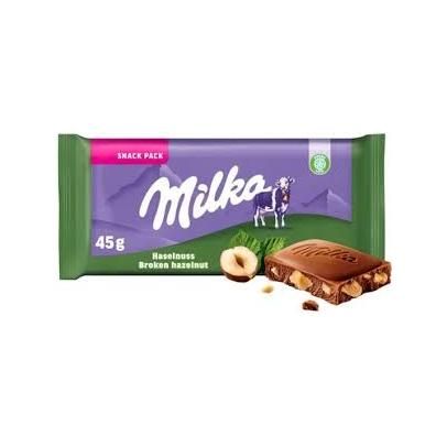 MILKA HAZELNUT 45G/19KS