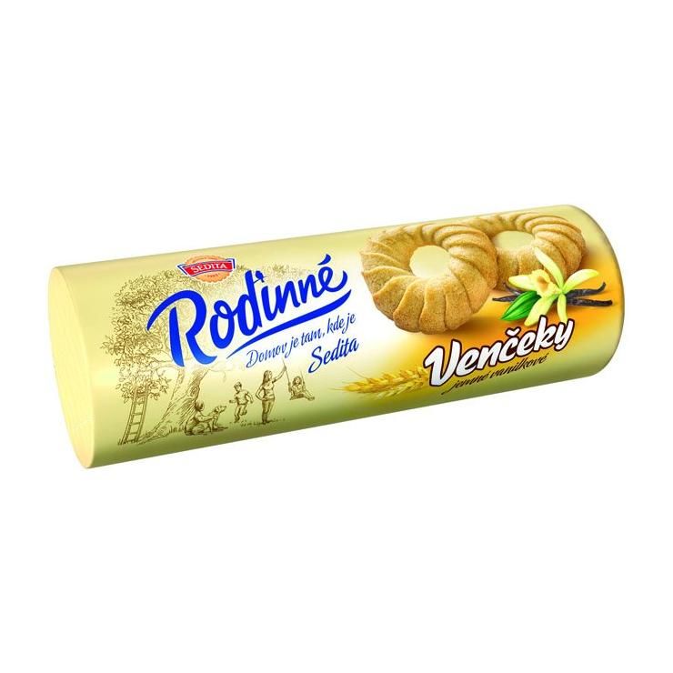 VENCEKY RODINNE VANILKA SEDITA 100G/18KS