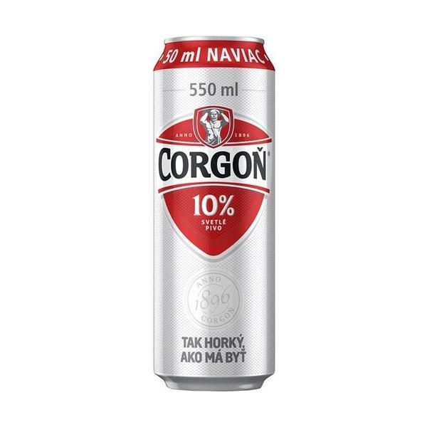 PIVO CORGON 10% PLECH Z 0,55L/24KS