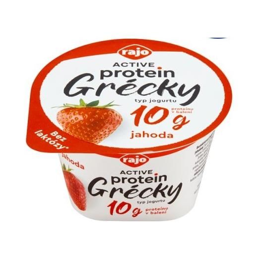 JOGURT GRECKY PROTEIN JAHODA RAJO 150G/6KS