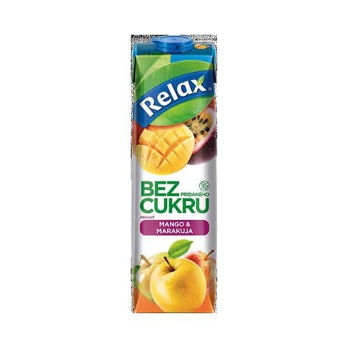 TE RELAX BEZ CUKRU JABLKO-MANGO-MARAKUJA 1L/12KS