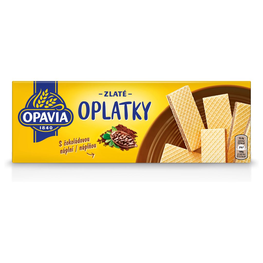 ZLATE OBLATKY COKOLADOVE OPAVIA 146G/14KS