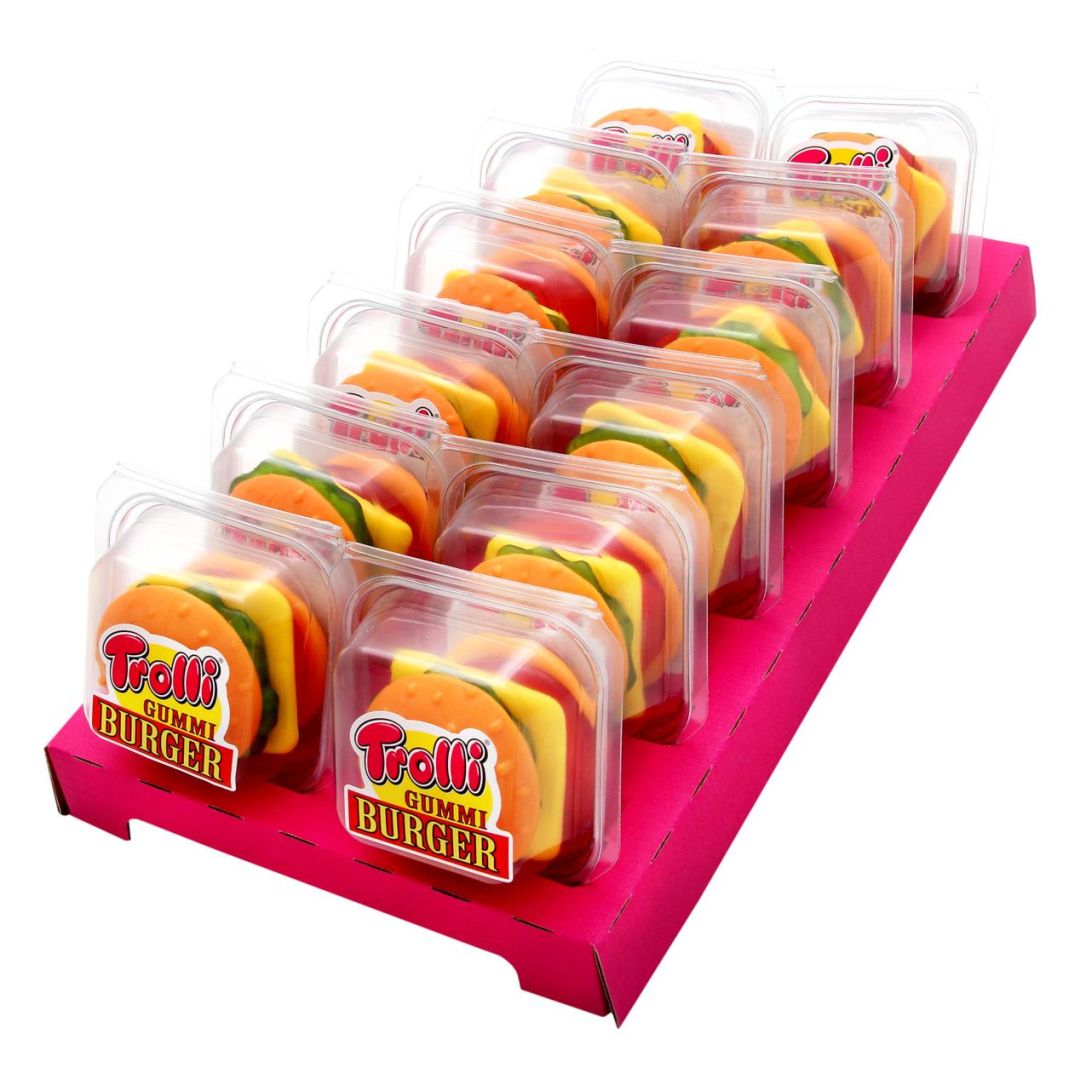 CUK.ZELE BURGER TROLLI 50G/24KS
