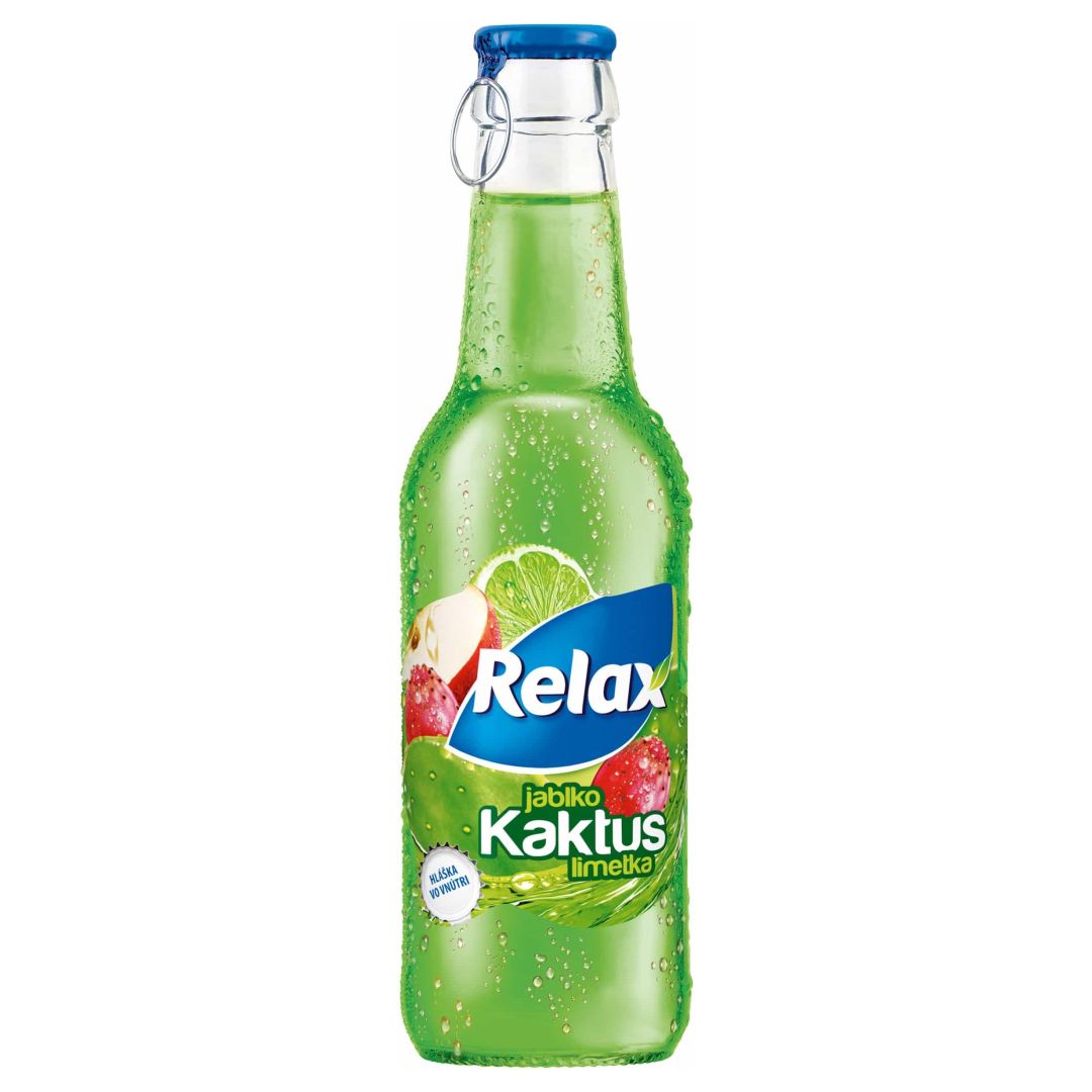 RELAX KAKTUS SKLO 0,25L/24KS