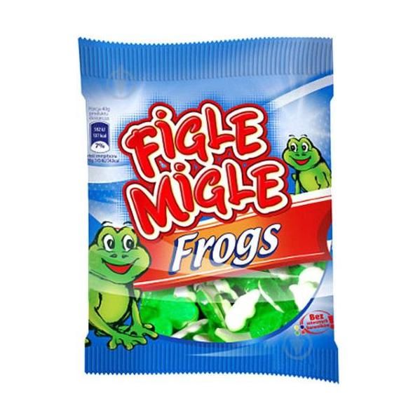 CUKRIKY ZELE FIGLE FROGS 80G/25KS