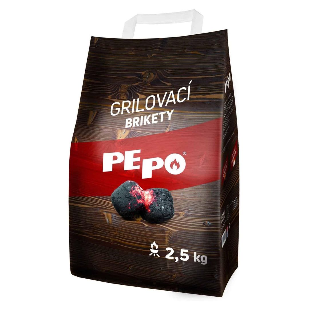 BRIKETY DREVENE PEPO 2,5KG/1KS