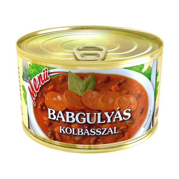FAZULOVY GULAS S KLOBASOU MENU SZEGED 400G/6KS