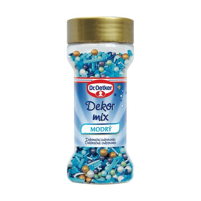 ZDOBENIE DEKOR MIX MODRY OETKER 50G/6KS