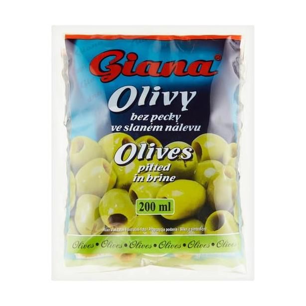 OLIVY ZELENE BEZ KOSTKY GIANA 0,2L/36KS