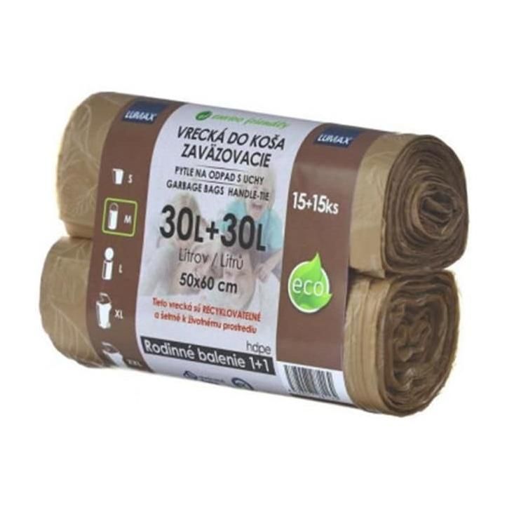 SACKY DO KOSA ZAT.ECO 30L LUMAX 2X15KS/30KS