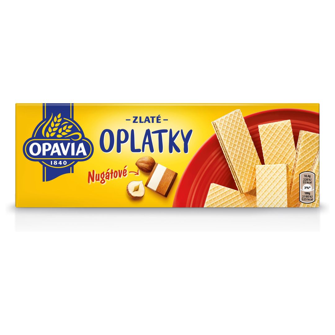 ZLATE OBLATKY NUGATOVE OPAVIA 146G/14KS