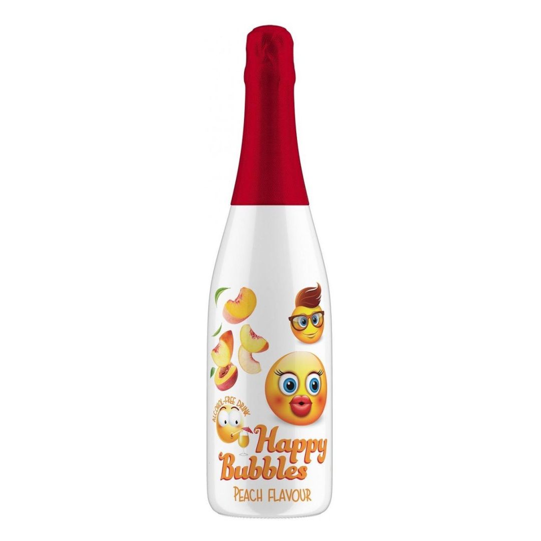 SAMP.DETSKE HAPPY BUBBLES PEACH 0,75L/6KS