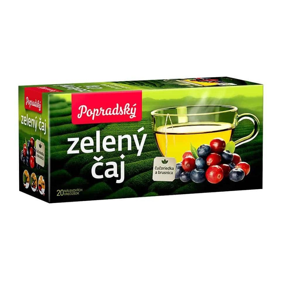 CAJ POPRAD ZELENY CUCOR.+BRUSNICA 30G/14KS