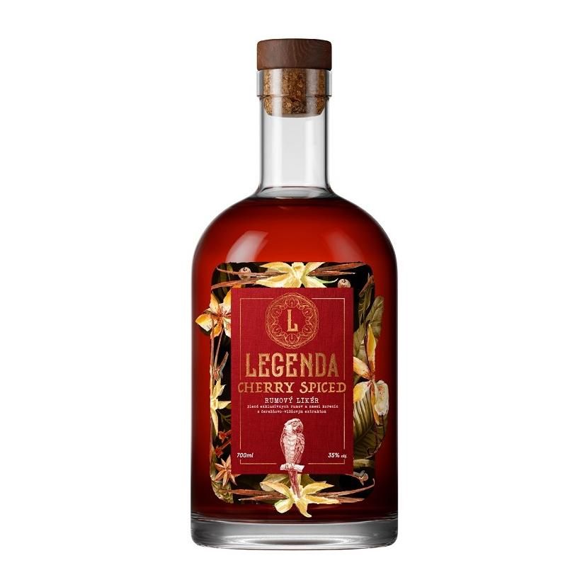 RUM LIKER LEGENDA CHERRY SPICED MARSEN 35% 0,7L/6KS