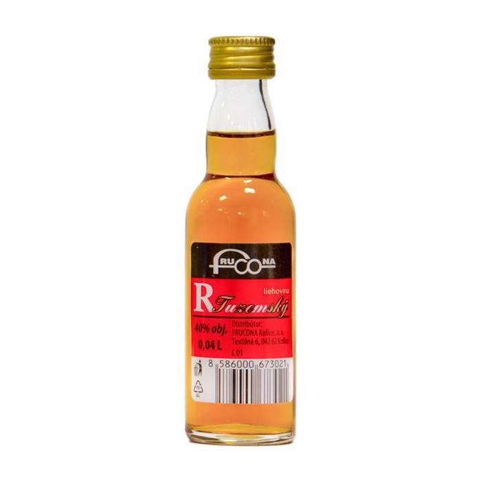 RUM TUZEMSKY 40% FRUCONA 0,04L/24KS