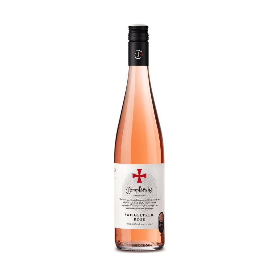 VINO ROSE ZWEIGELTREBE TEMPLARSKE 0,75L/6KS
