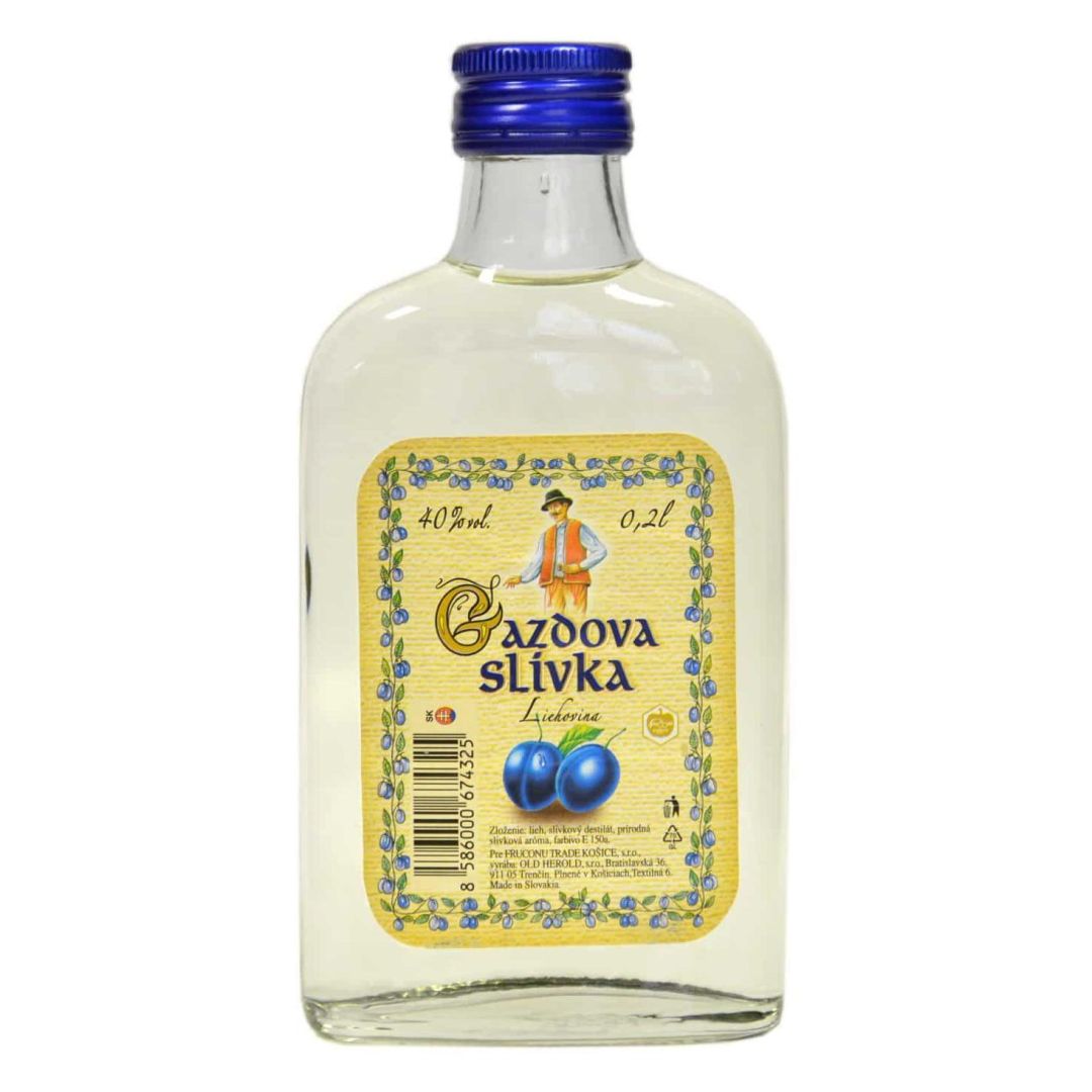 SLIVKA GAZDOVA 40% FRU 0,2L/15KS