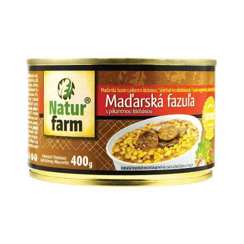 MADARSKA FAZULA S PIK.KLOBASOU NATURFARM 400G/6KS