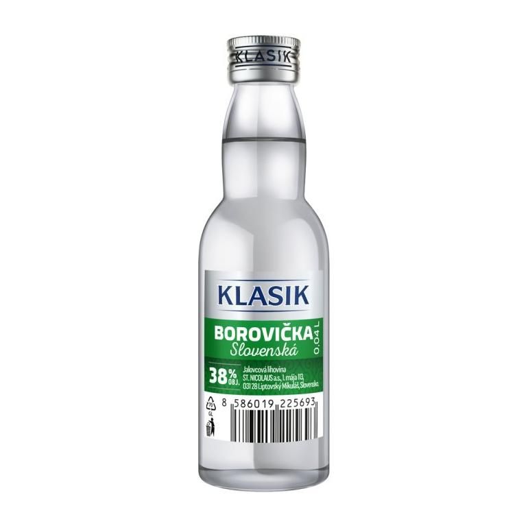 BOROVICKA SLOVENSKA 38% STN 0,04L/24KS
