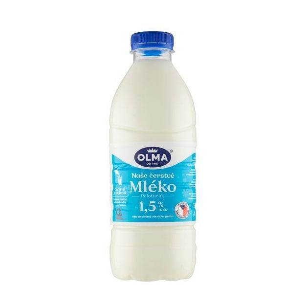 MLIEKO CERSTVE 1,5% OLMA 1L/ 6KS