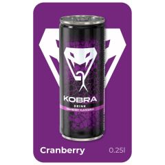 ENERGY DRINK KOBRA BRUSNICA 