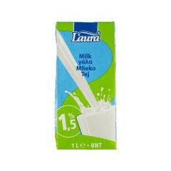TRV.MLIEKO POLOTUCNE 1,5% LAURA 1L/12KS