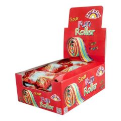 ZELE PASKY FUN ROLLER TUTTI FRUTTI 20G/40KS