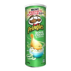 CHIPS PRINGLES CREAM&ONION 165G/19KS