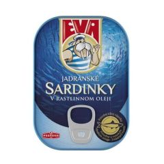 SARDINKY V OLEJI EVA 115G/30KS SARDINKY V OLEJI EVA 115G/30KS