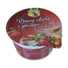 OVOCNA NATIERKA S JAHODAMI A MEDOM NATUR 250G/10KS
