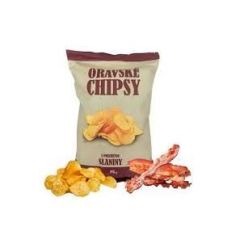 CHIPS ORAVSKE SLANINOVE 75G/25KS