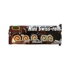 MINI SWISS-ROLLS COKOLADOVE 175G/20KS