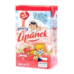 LIPANEK MLIEKO JAHODA 250ML/27KS