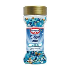 ZDOBENIE DEKOR MIX MODRY OETKER 50G/6KS