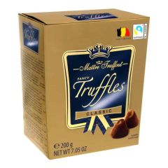 DEZERT TRUFFLES CLASSIC MAITRE 200G/15KS