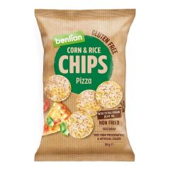 CHIPS CORN&RICE PIZZA 50G/14KS