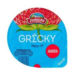 JOGURT ZV.GRECKY JAHODA 125G/6KS