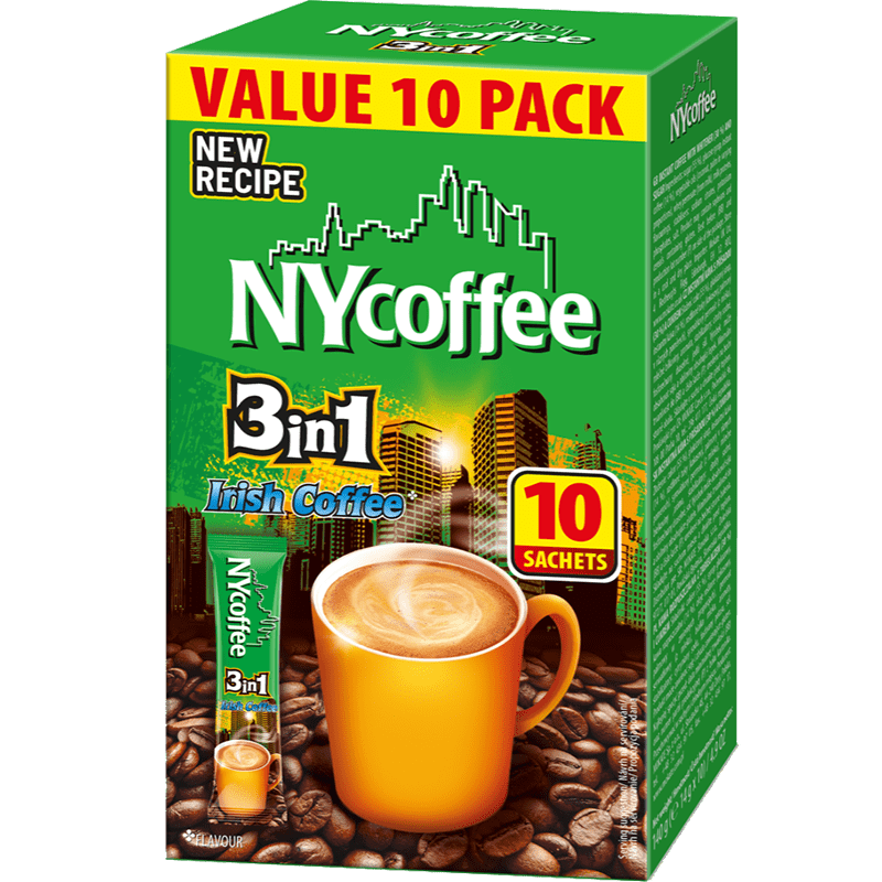 CAPPUC.NY COFFEE 3V1 IRISH 10X14G/10KS